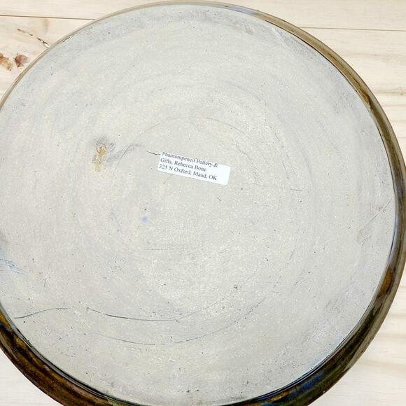 Beautifully Handcrafted, Glazed Pottery Chip & Dip PRE-OWNED - Picture 7 of 7